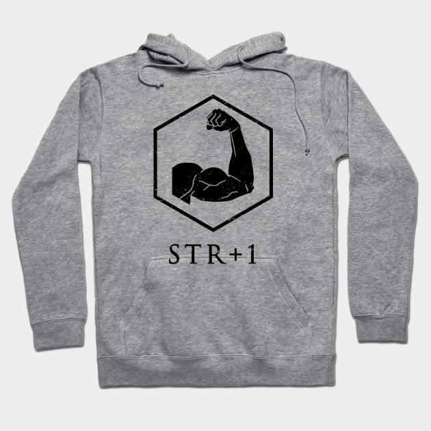 Strength +1 Hoodie by CCDesign